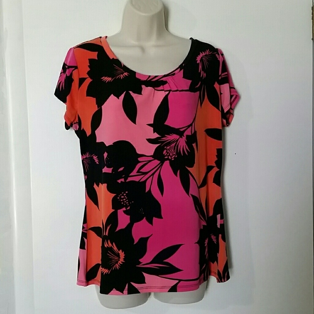 Worthington Floral Print Top
